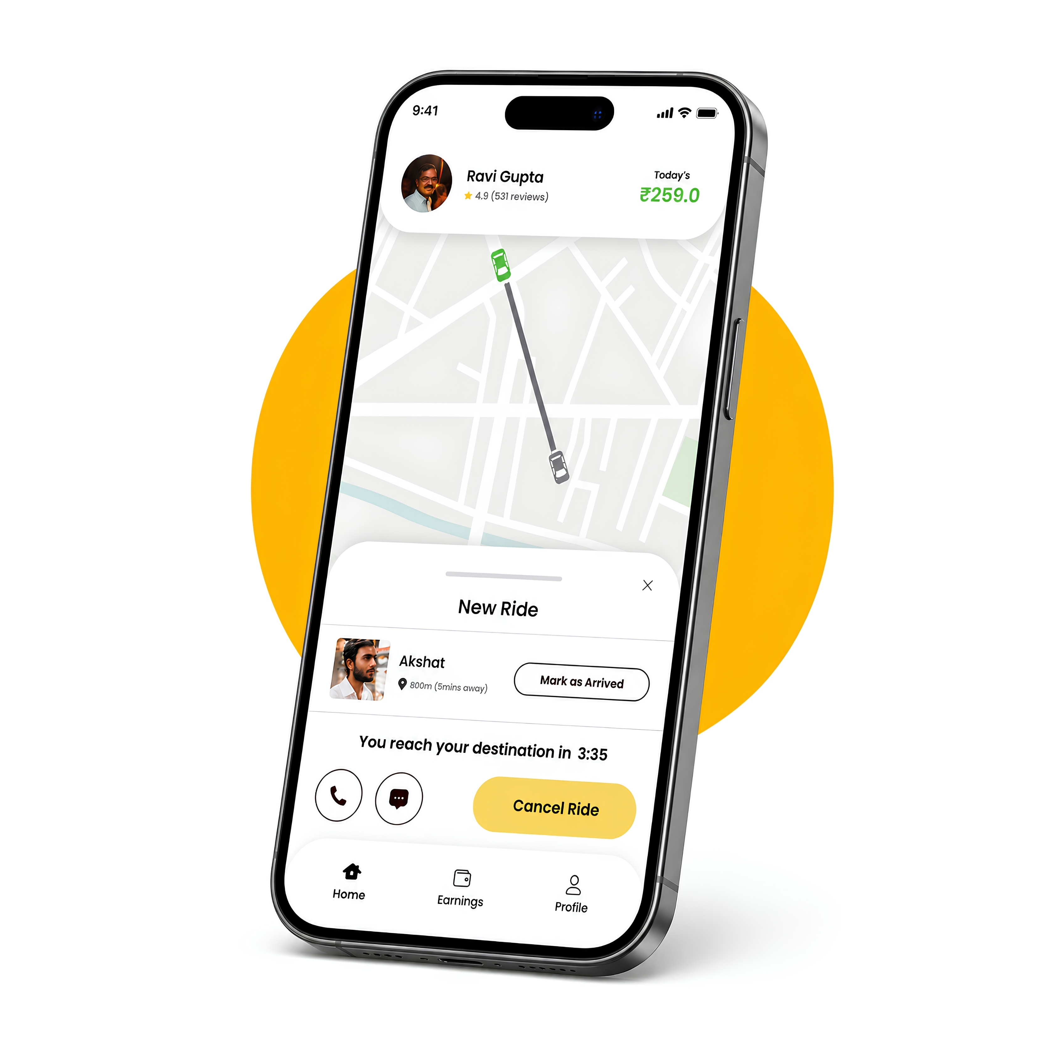 Fare comparison and bidding interface